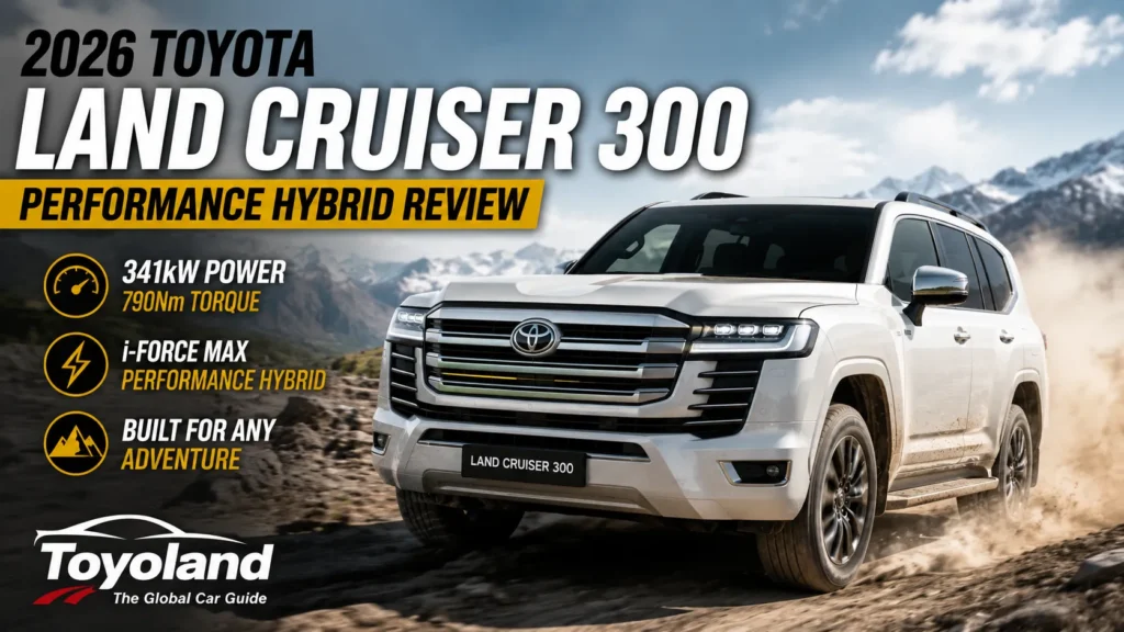 2026 Toyota Land Cruiser 300 Performance Hybrid review and off road testing on track