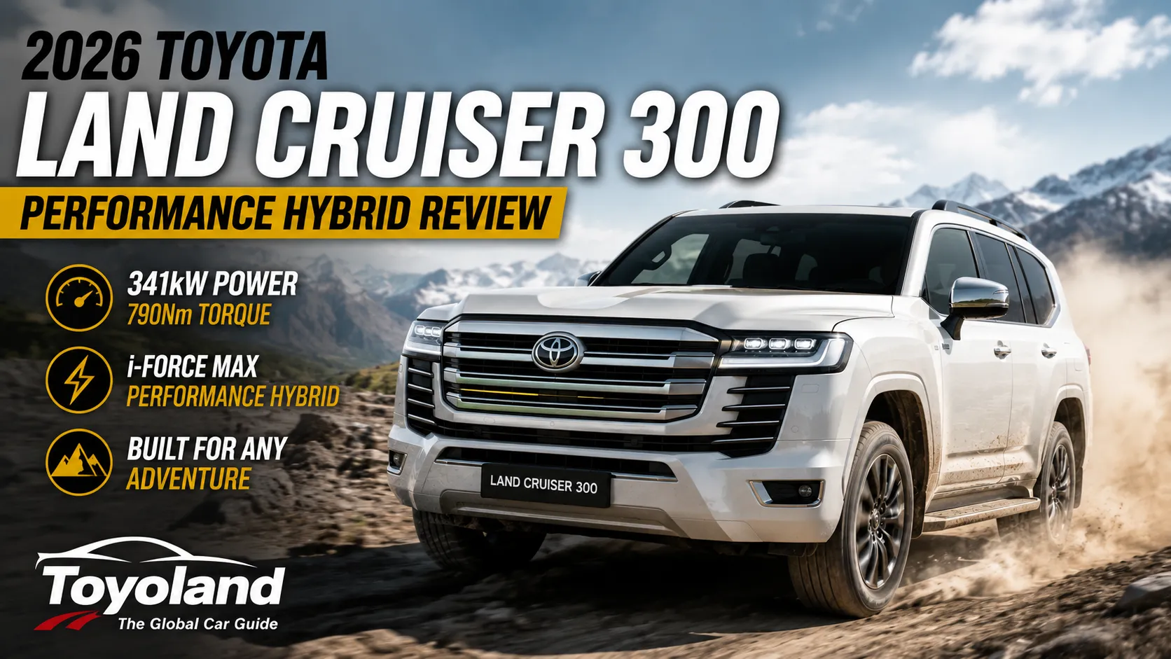 2026 Toyota Land Cruiser 300 Performance Hybrid review and off road testing on track