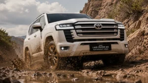 2026 Toyota Land Cruiser 300 Performance Hybrid off-road performance in mud