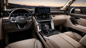 2026 Toyota Land Cruiser 300 Sahara ZX interior cabin and dashboard design