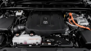 2026 Toyota Land Cruiser 300 V35A-FTS twin-turbo V6 hybrid engine bay