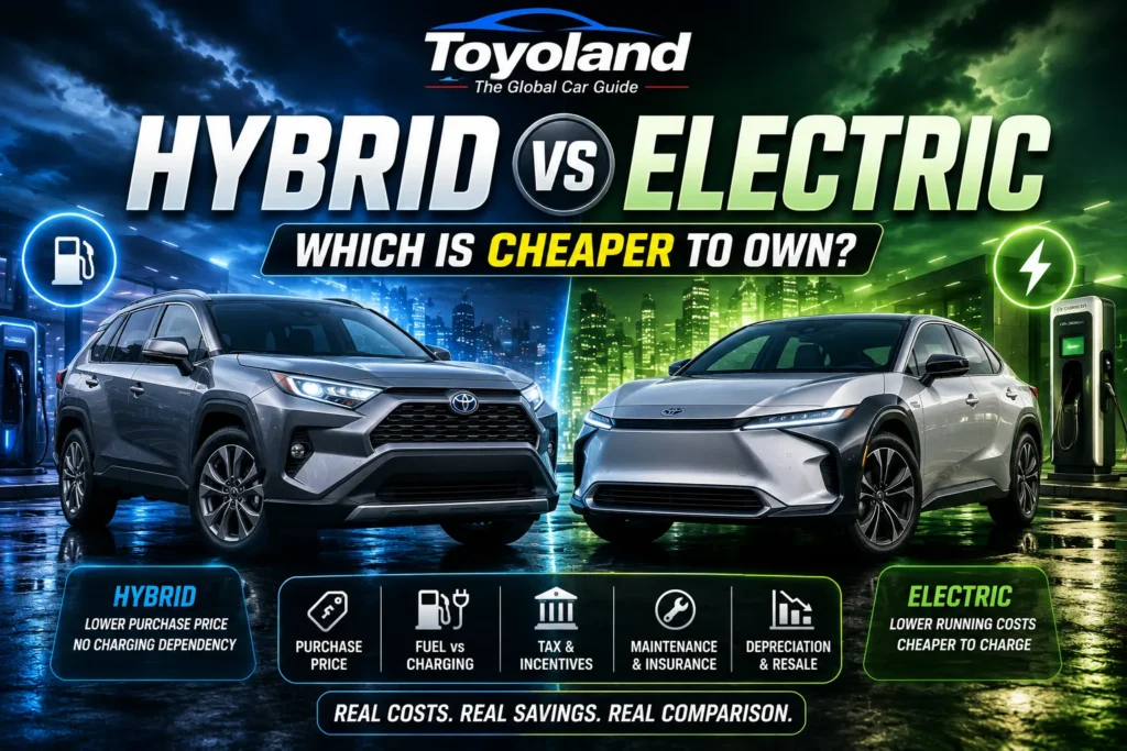 Hybrid vs electric car cost of ownership comparison 2026