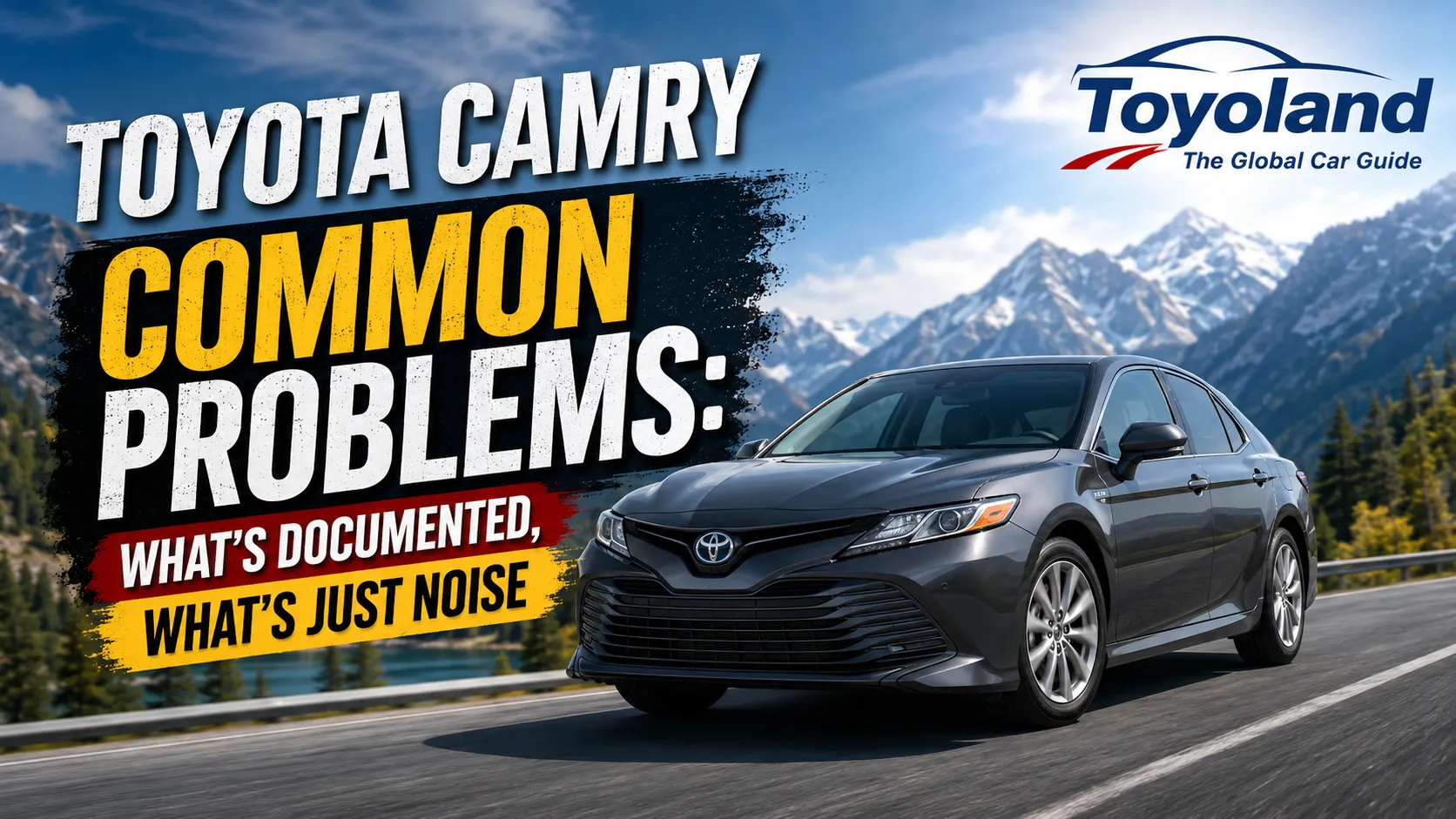 Toyota Camry common problems documented issues versus reported noise
